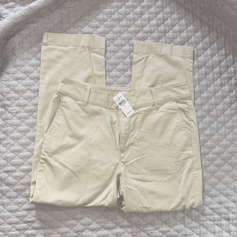 LOFT Men’s Chino Pants in Cream